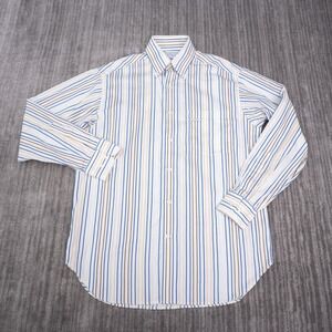 Alex Cannon Button Down Shirt Mens Small Multi Color Striped Excellent LS